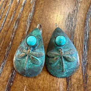 Elaine Coyne dragonfly earrings